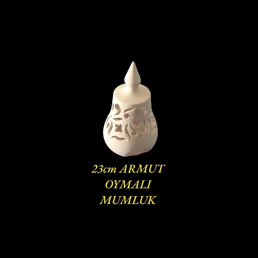 Armut Oymalı Mumluk Alçı Kalıbı