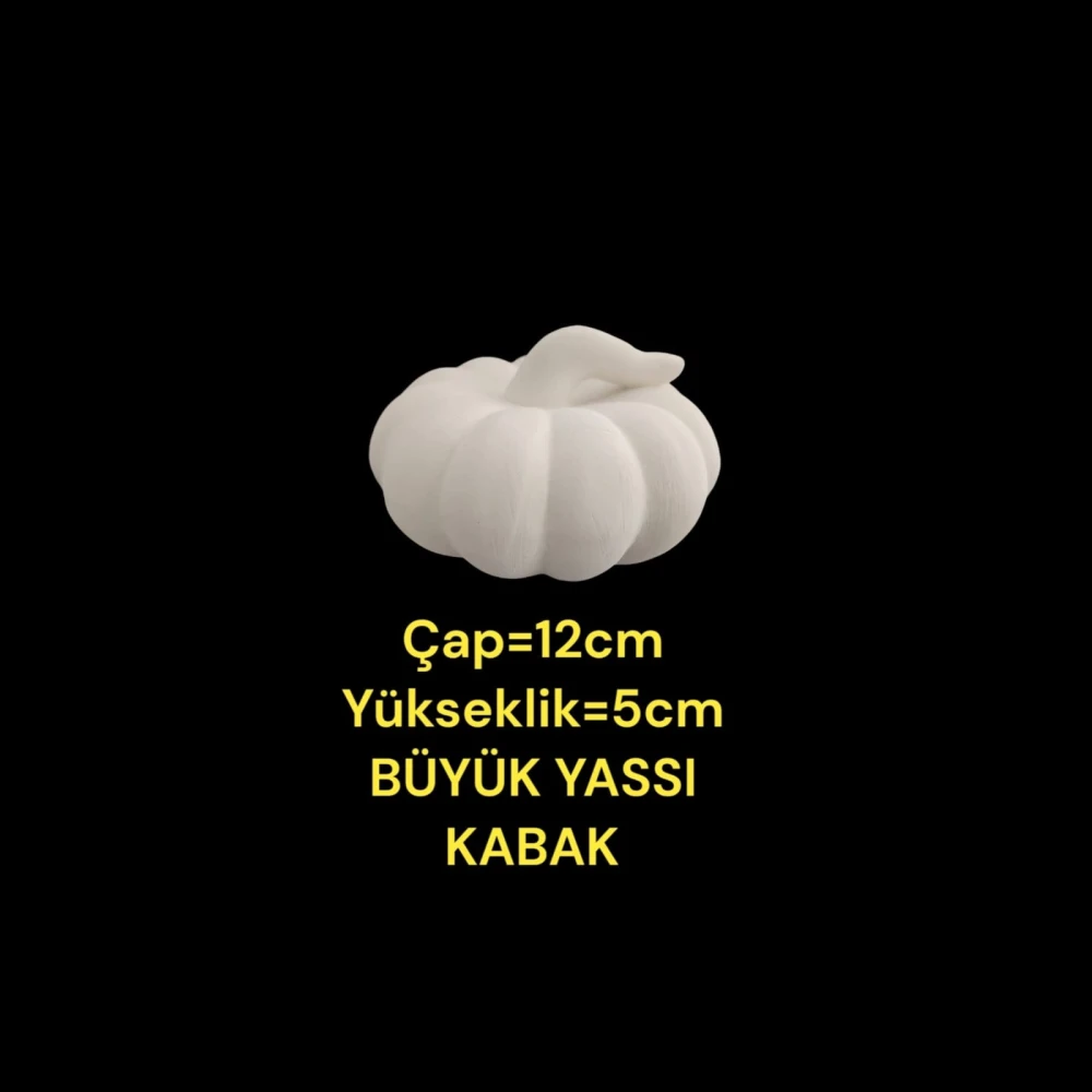Basık Kabak Alçı Kalıbı