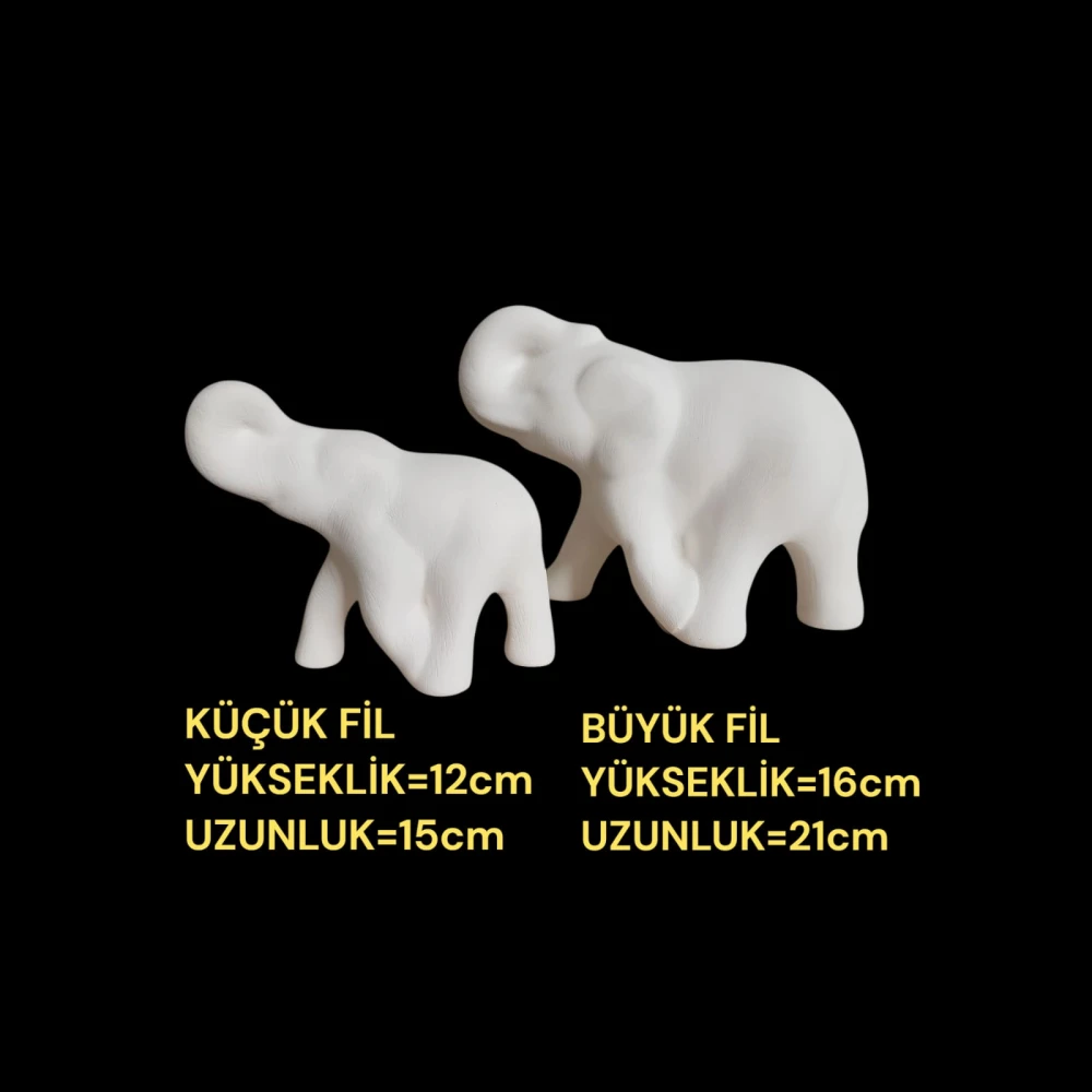 Büyük Fil Alçı Kalıbı