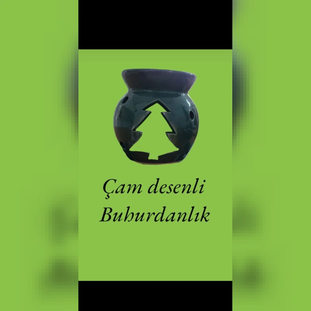 Çam Desenli Buhurdanlık Alçı Kalıbı