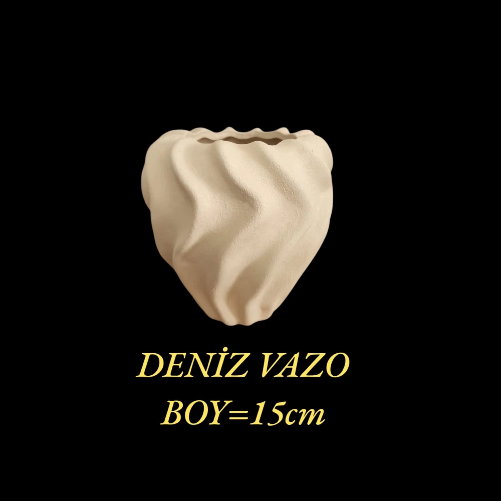 Deniz Vazo Alçı Kalıbı