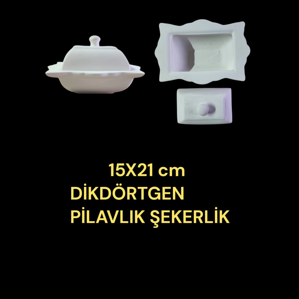 Dikdörtgen Mücevherlik Alçı Kalıbı