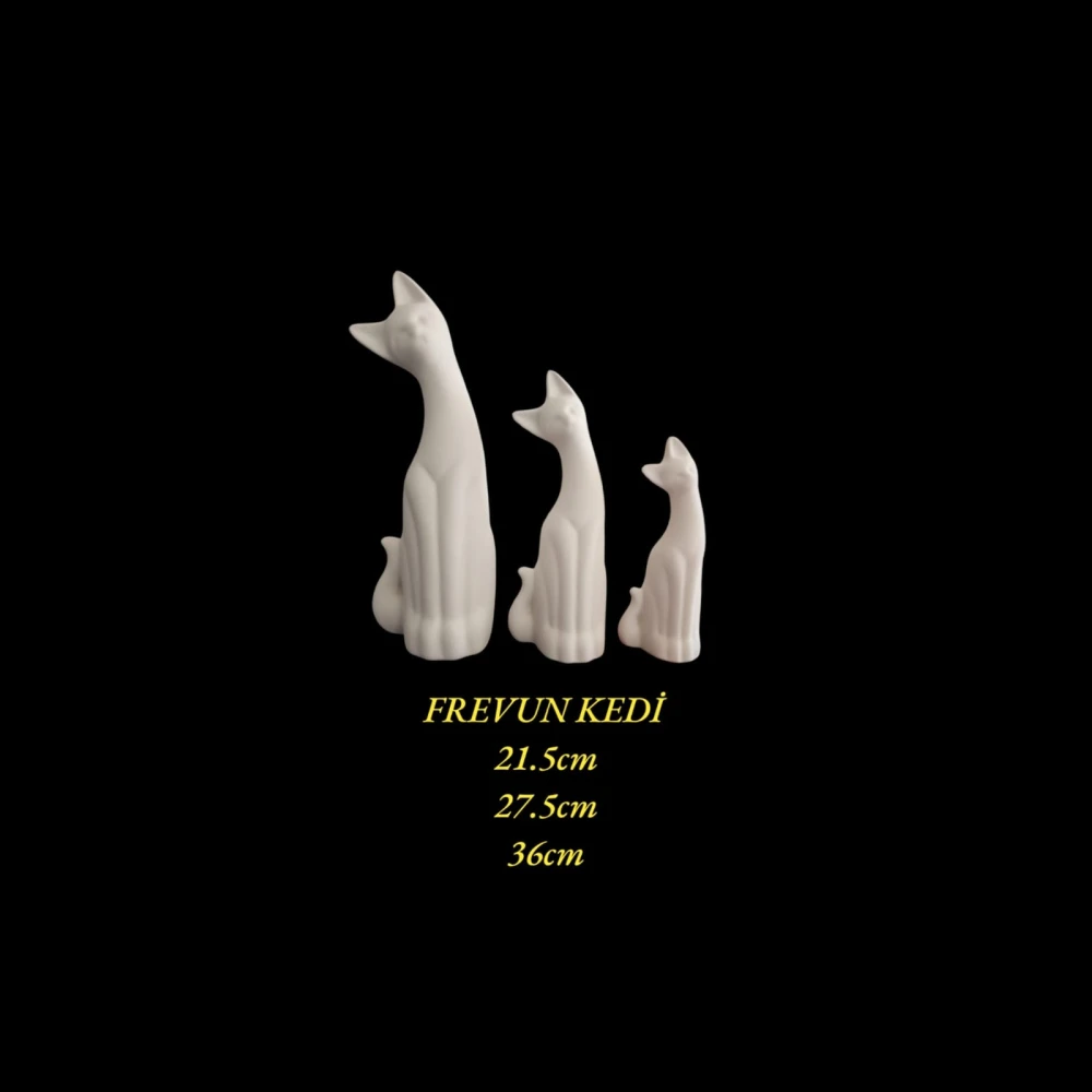 Firavun Kedi Alçı Kalıbı