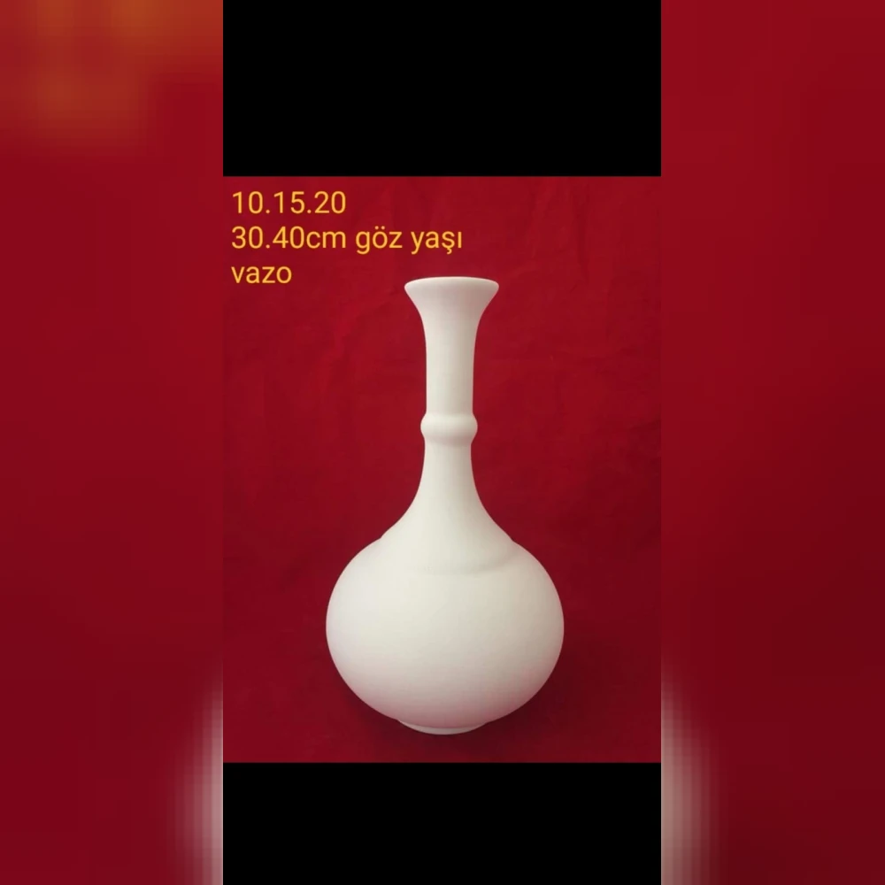 Gözyaşı Vazo Alçı Kalıbı