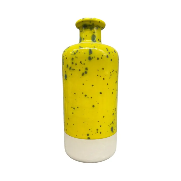 Homcera Artistik Sır Benekli Limon Sarı Cr 103