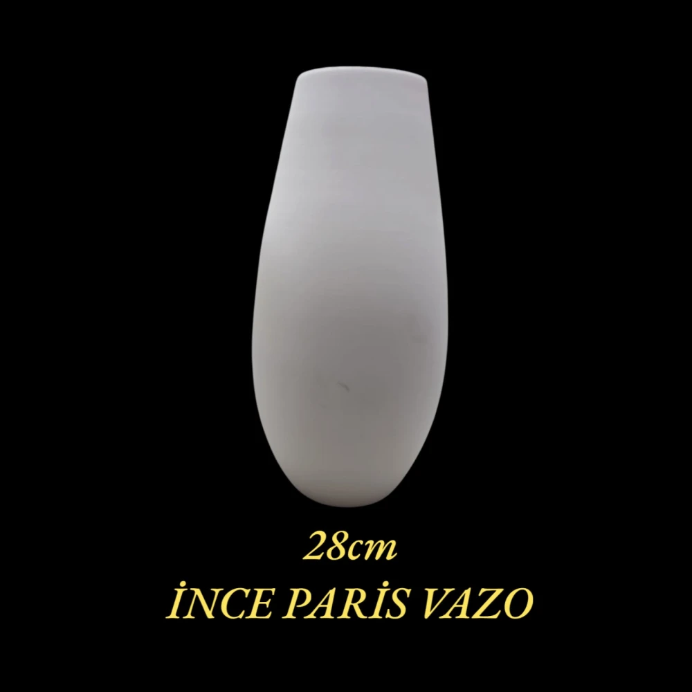 İnce Paris Vazo Alçı Kalıbı