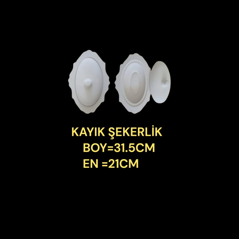 Kayık Şekerlik Alçı Kalıbı