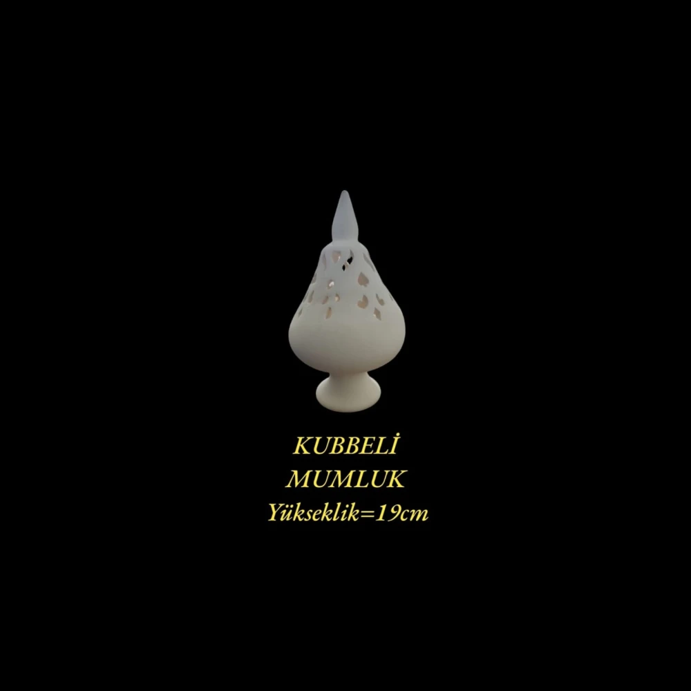 Kubbe Oymalı Mumluk Alçı Kalıbı