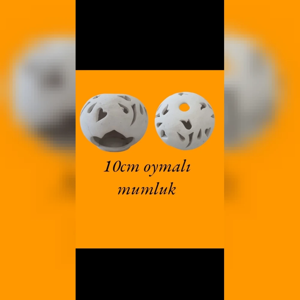 Oymalı Mumluk Alçı Kalıbı