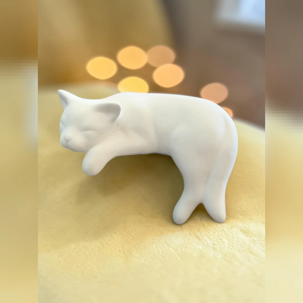 Sarkan Kedi Çini Bisküvi