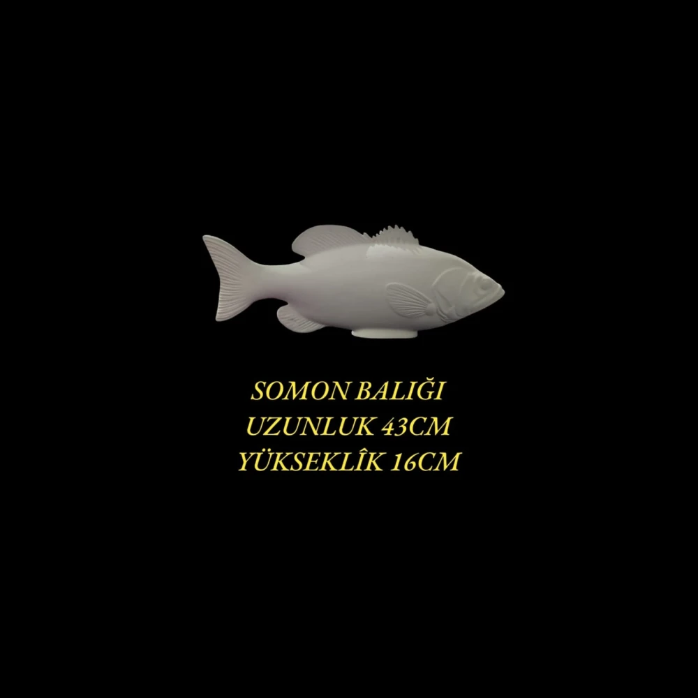 Somon Balığı Alçı Kalıbı