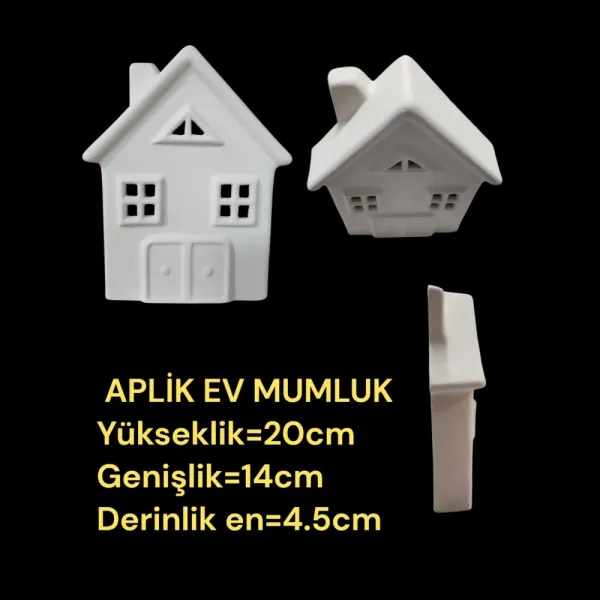 Aplik Ev (Model 1) Alçı Kalıbı