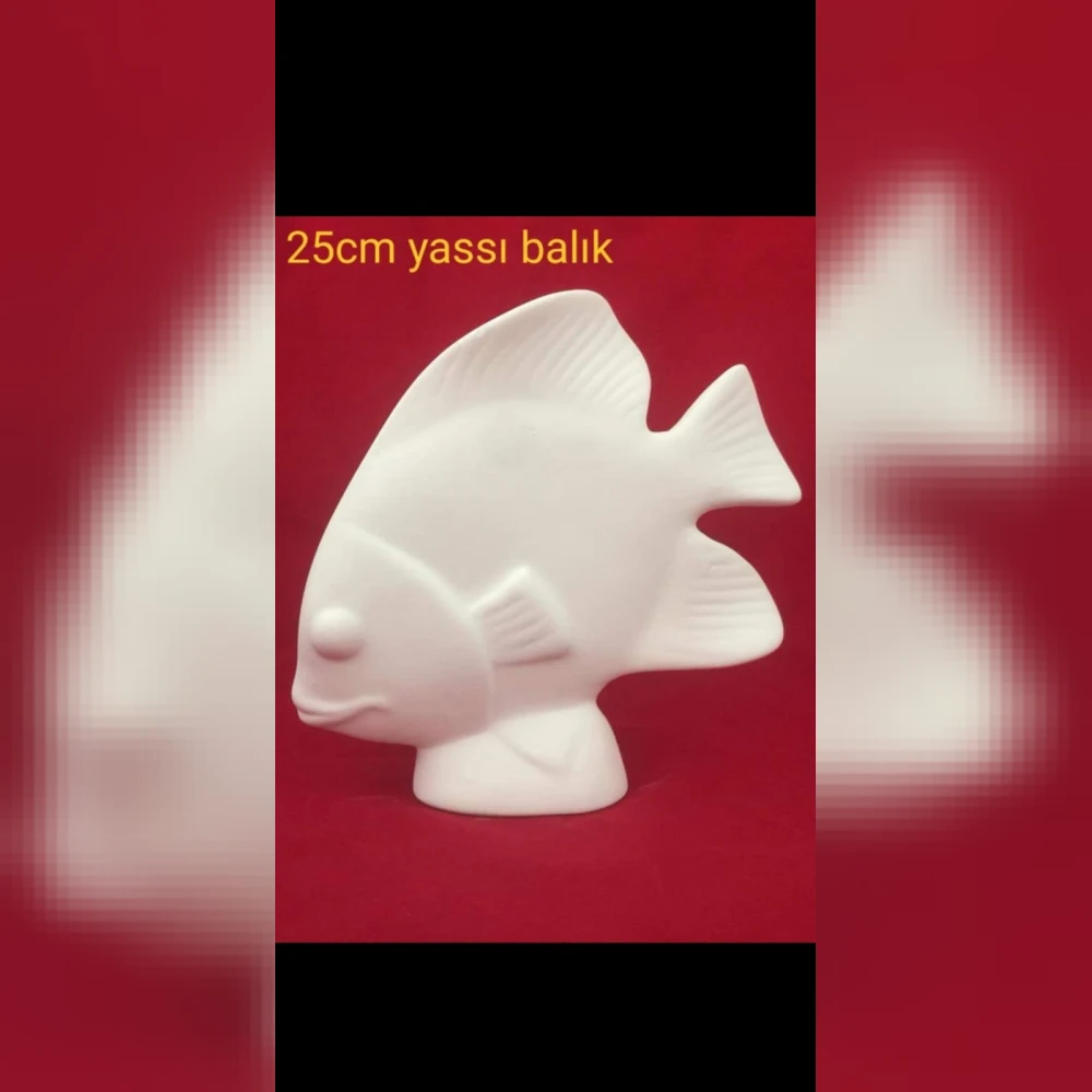 Yassı Balık (Melek Balığı) Alçı Kalıbı