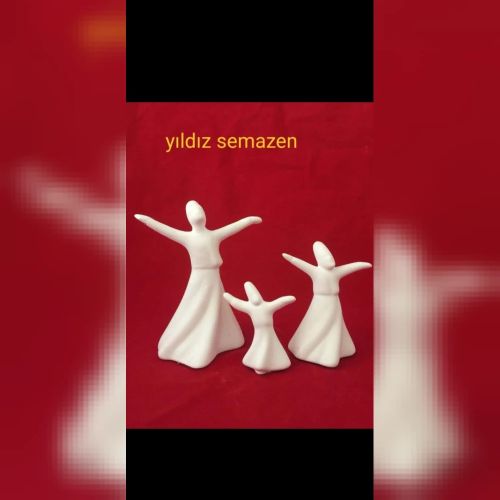 Yıldız Semazen Takımı Alçı Kalıbı